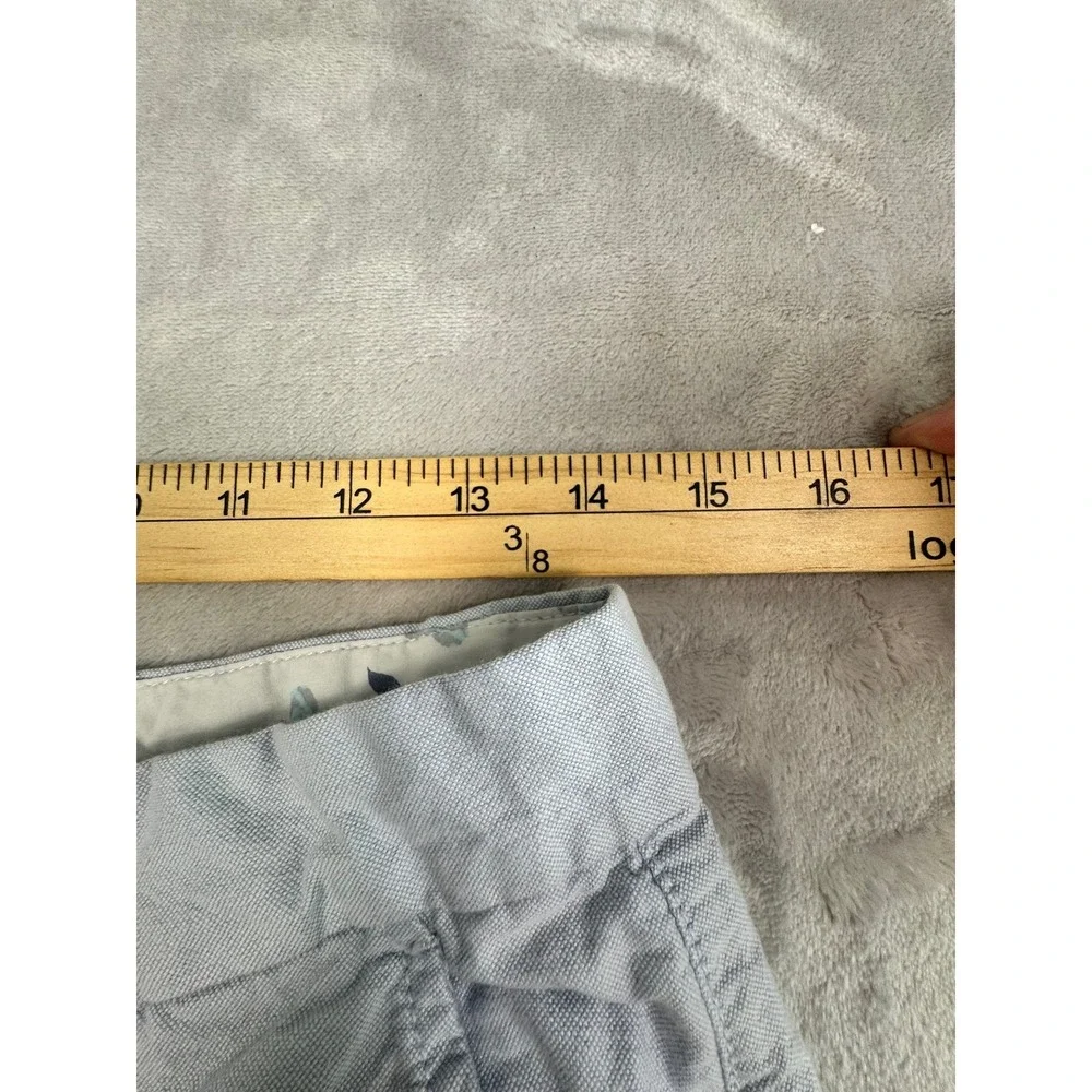 DENIM FLOWER RICKY SINGH Mens Light Blue Chino Shorts Size 36‎